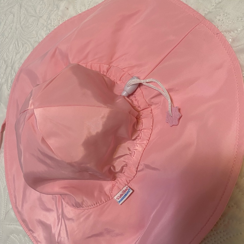 Ruffle Butts Pink Sun Hat - Picture 5 of 7